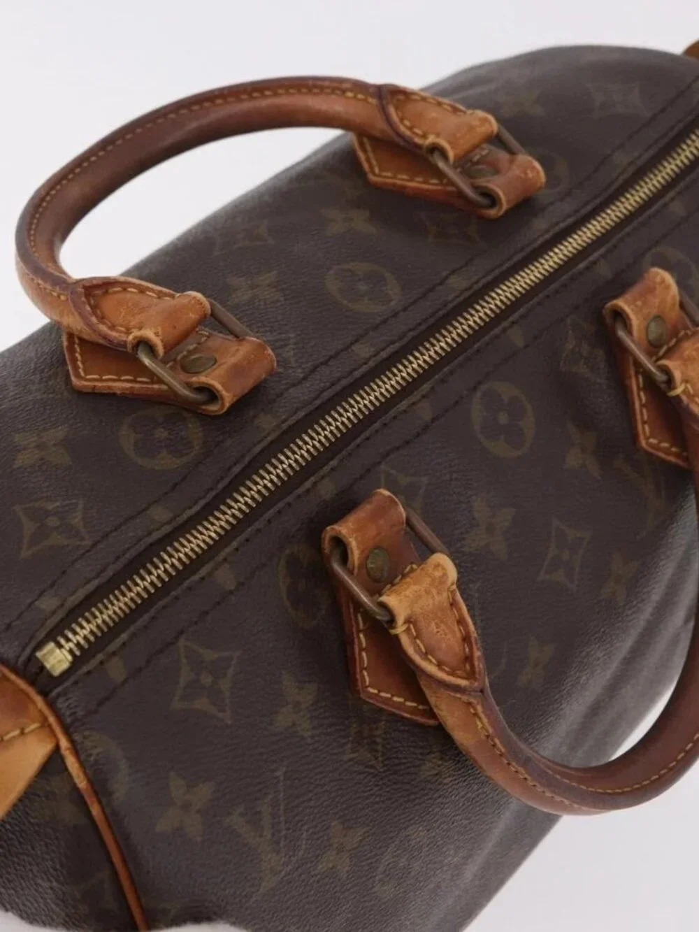 LOUIS VUITTON Monogram Speedy 30 Hand Bag M41526 LV Auth 187524